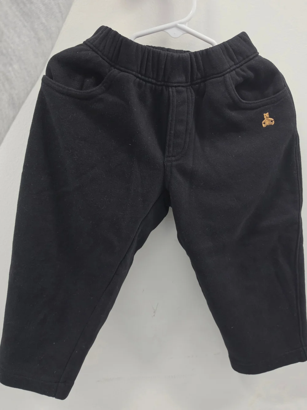 GAP Black Kids Wideleg Sweatpants